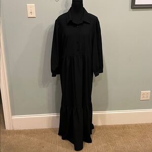 Elegant Black Maxi Dress-Brand New, Never Worn!
